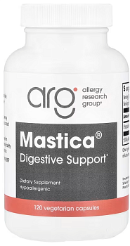 Allergy Research Group, Mastica, подлинная хиосская мастика, 120 вегетарианских капсул - ALG-73660-120 шт.